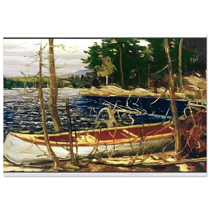 THE CANOE 1912 - Tom Thomson Brushed Aluminum Print - 70x100 cm / 28x40 inches | Tom Thomson Aluminum Print | Tom Thomson Prints