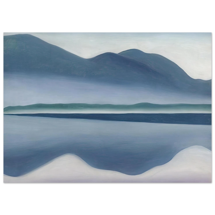 Georgia O'Keeffe - Lake George formerly Reflection Seascape Fine Art Poster