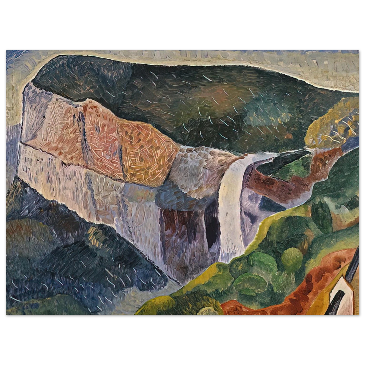 Grace Cossington Smith - Govett's Leap - 1933 75x100 cm / 30x40inches Fine Art Poster