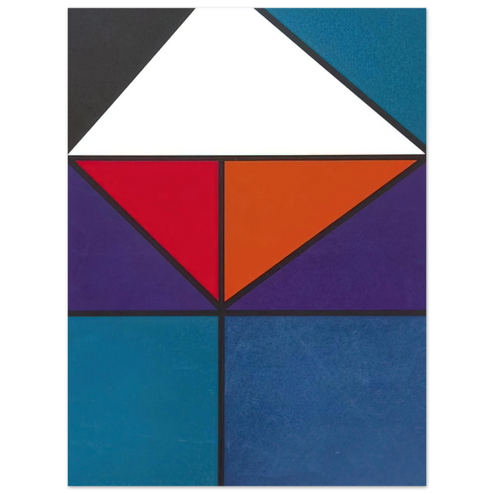 Johannes Itten - Plakat für Ausstellung Baden-Baden - 1965 75x100 cm / 30x40inches Fine Art Poster