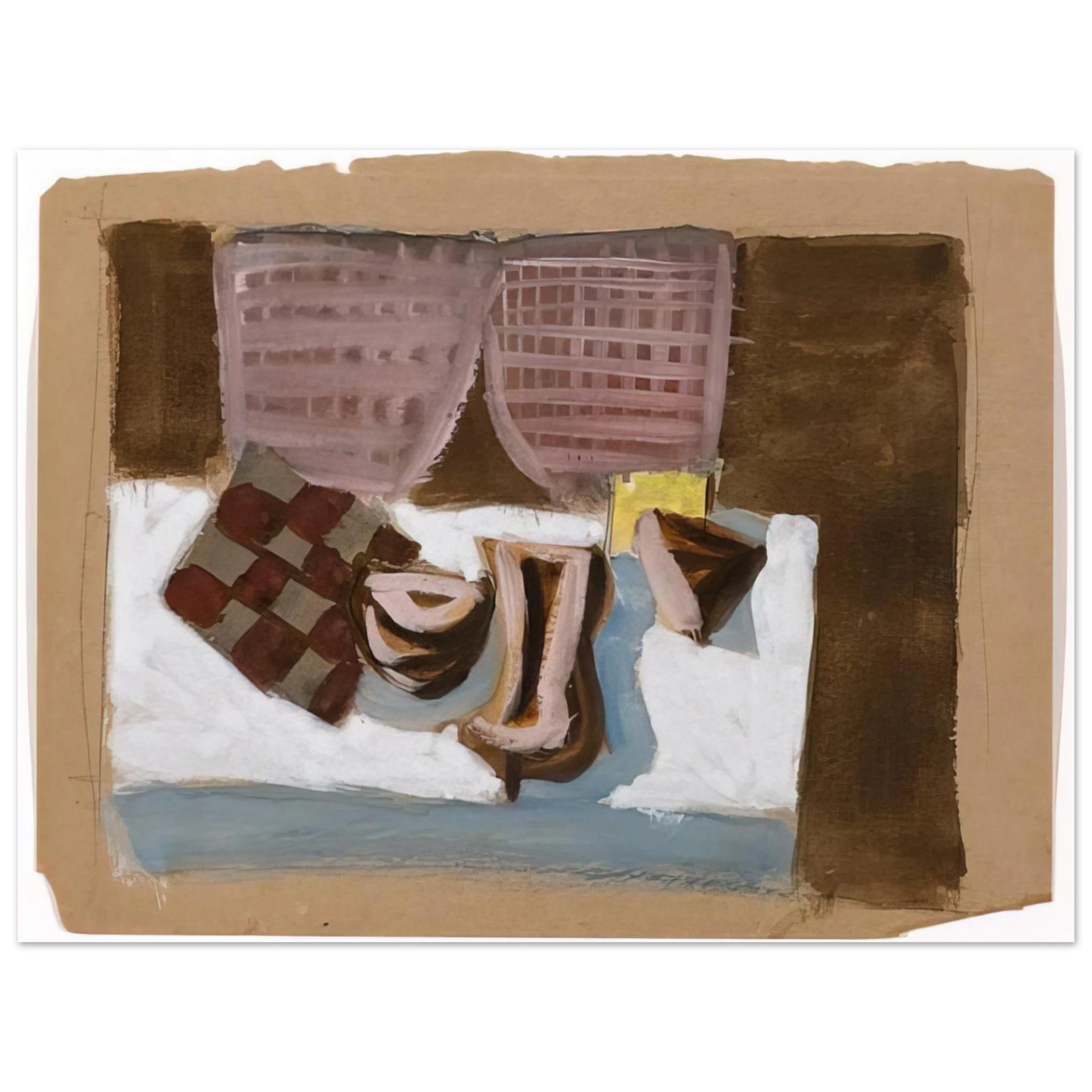 Adolph Gottlieb - Untitled Arizona Still Life - 1938 75x100 cm / 30x40inches Fine Art Poster