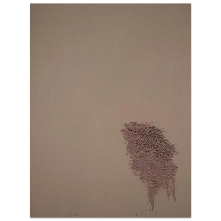 Robert Goodnough - Pink Blend - 1972 75x100 cm / 30x40inches Fine Art Poster