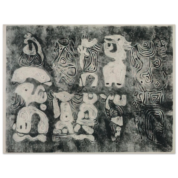 Karl Otto Gotz - Gilgamesh 75x100 cm / 30x40inches Fine Art Poster