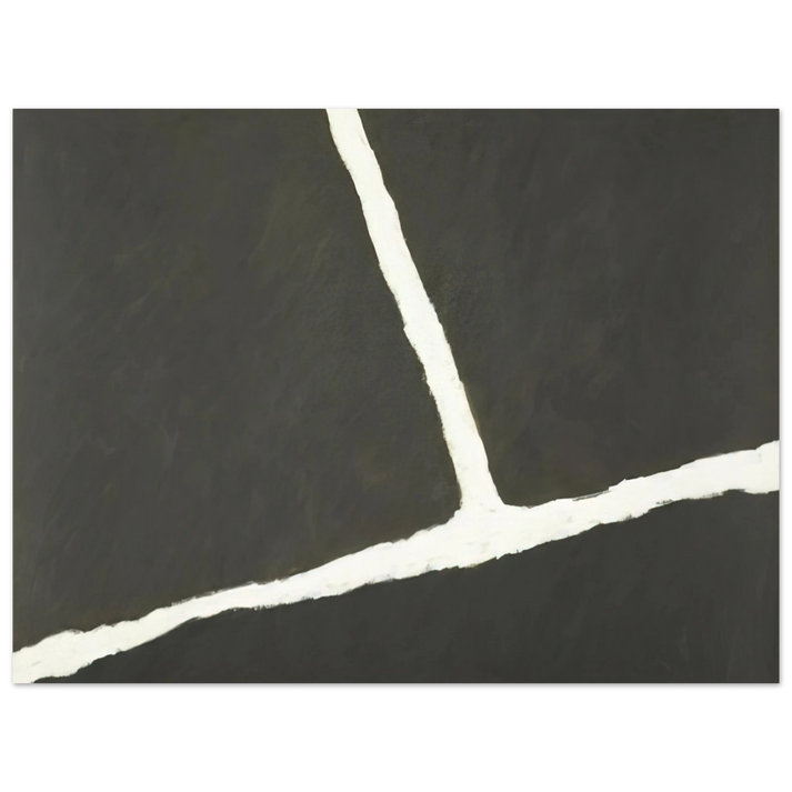 Raoul De Keyser - Krijtlijnen HV - 1977 75x100 cm / 30x40inches Fine Art Poster