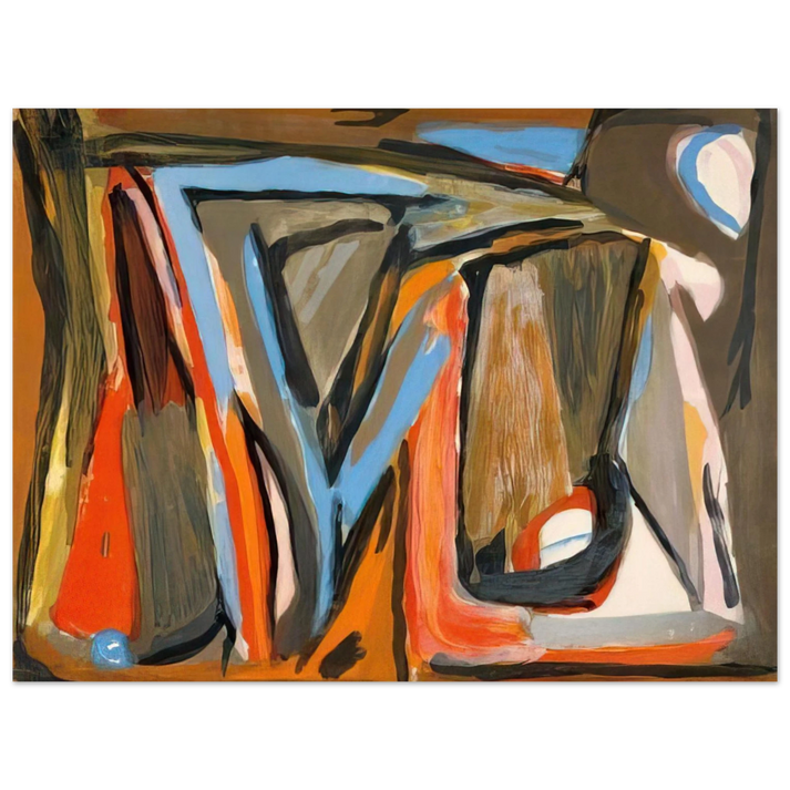 Bram van Velde - Le tout - 1978 75x100 cm / 30x40inches Fine Art Poster