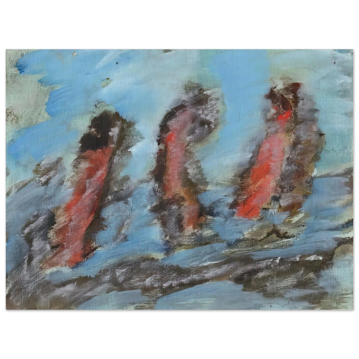 Henri Michaux - Untitled KC 505 - 1984 75x100 cm / 30x40inches Fine Art Poster