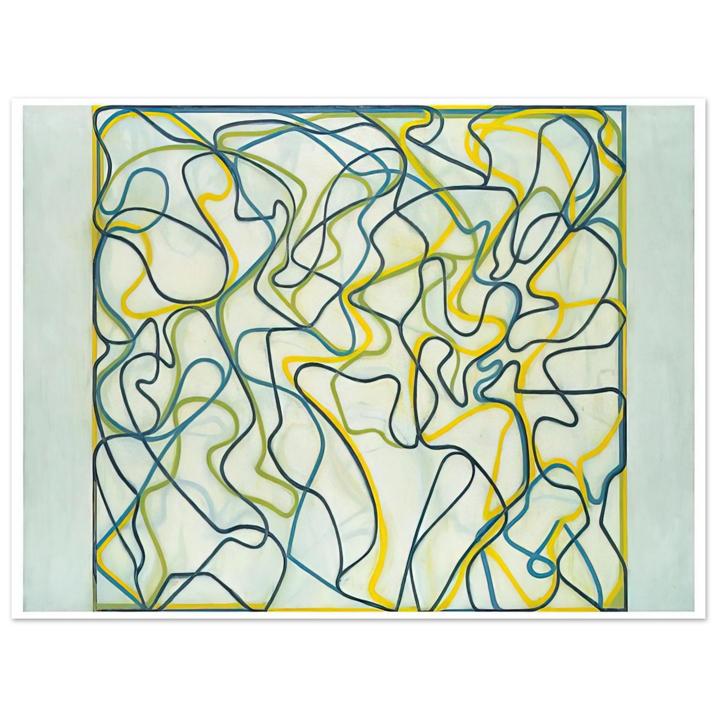 Brice Marden - Third Letter - 2009 75x100 cm / 30x40inches Fine Art Poster