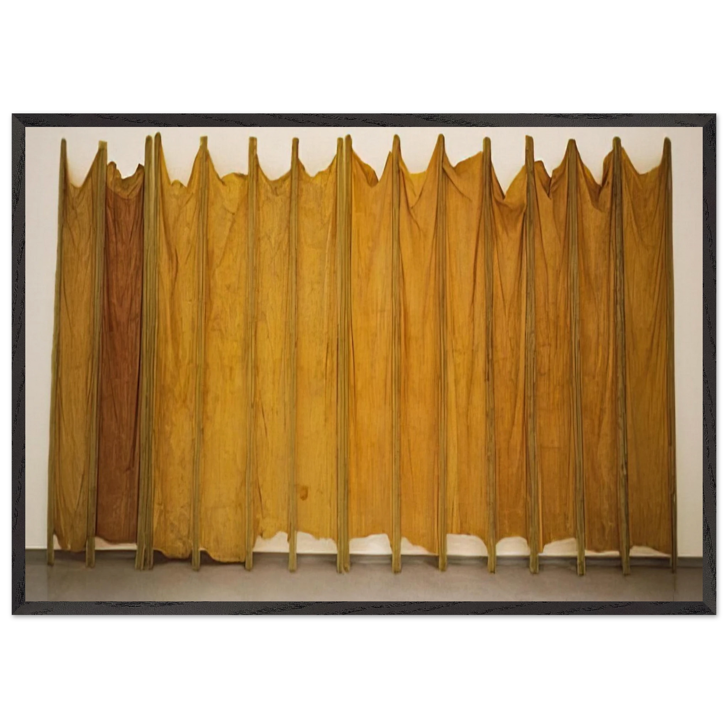 EXPANDED EXPANSION 1969 - Eva Hesse 70x100 cm / 28x40 inches Framed Art Print – Black Wooden Frame