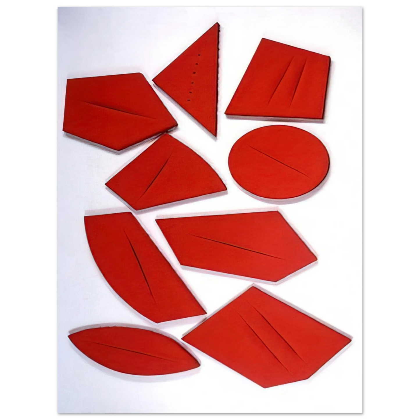 Lucio Fontana - I quanta - 1960 75x100 cm / 30x40inches Fine Art Poster