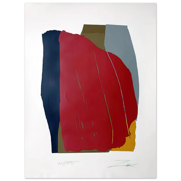 Larry Zox - Odon I - 1981 75x100 cm / 30x40inches Fine Art Poster