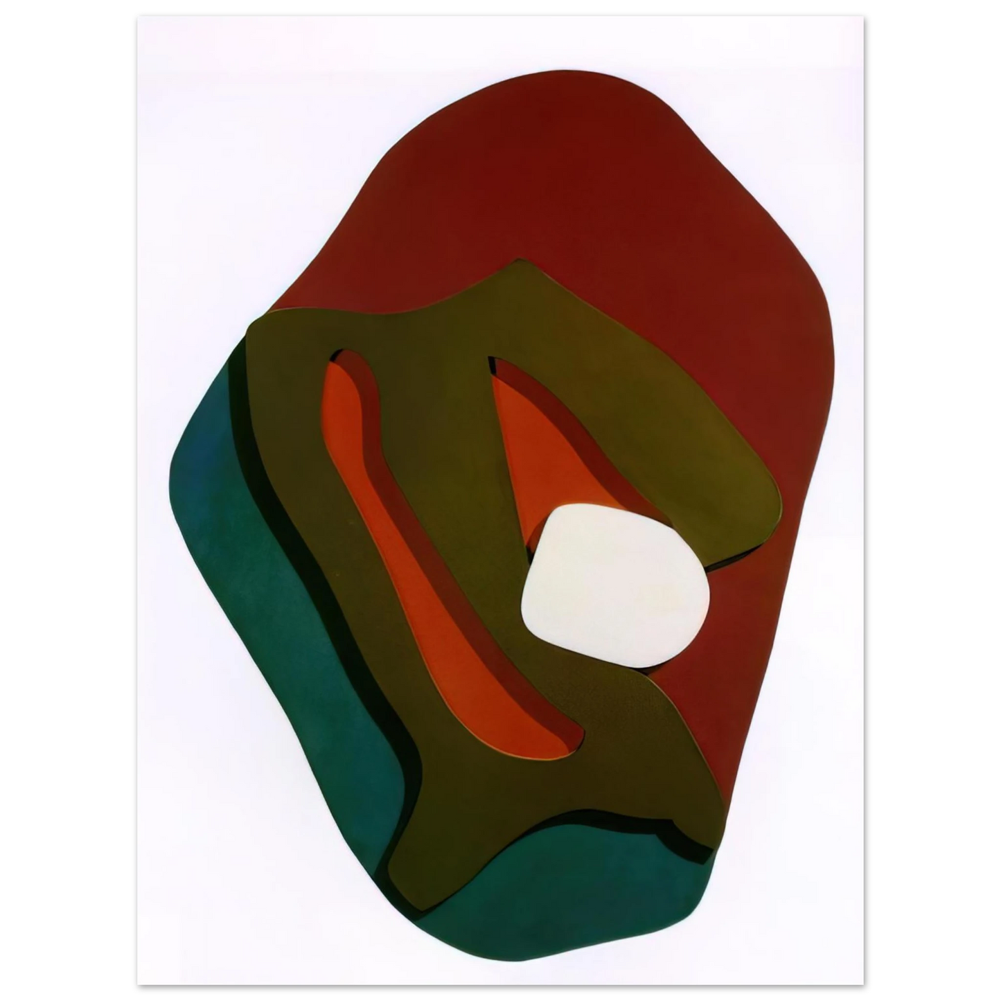 Jean Arp - Terrestrial Forest Form 75x100 cm / 30x40inches Fine Art Poster
