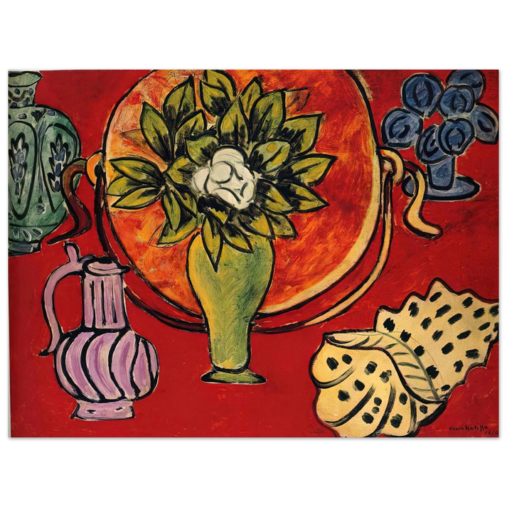 Henri Matisse - STILL LIFE WITH A MAGNOLIA 1941 75x100 cm / 30x40inches Fine Art Poster