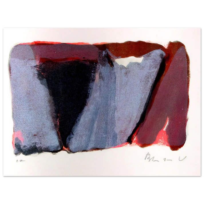 Bram van Velde - Untitled - 1979 75x100 cm / 30x40inches Fine Art Poster