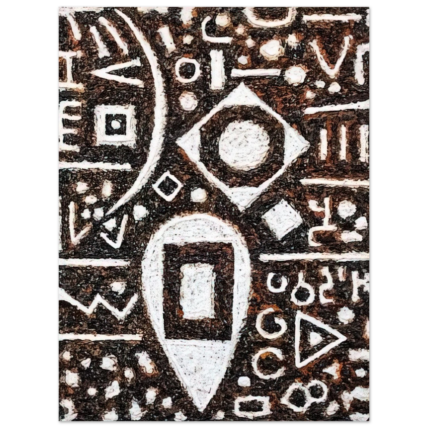 Richard Pousette-Dart - Inbalance of Time - 1992 75x100 cm / 30x40inches Fine Art Poster