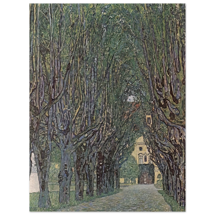 Gustav Klimt - AVENUE OF SCHLOSS KAMMER PARK 75x100 cm / 30x40inches Fine Art Poster