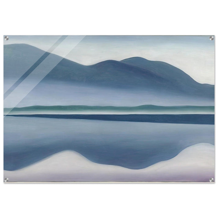Lake George formerly Reflection Seascape - Georgia O'Keeffe Acrylic Print - 70x100 cm / 28x40″ inches