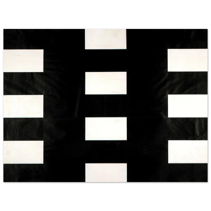 Ellsworth Kelly - White and Black 75x100 cm / 30x40inches Fine Art Poster