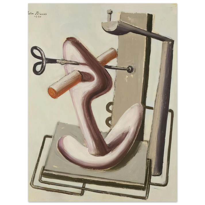Julius Bissier - Astrazione - 1930 75x100 cm / 30x40inches Fine Art Poster