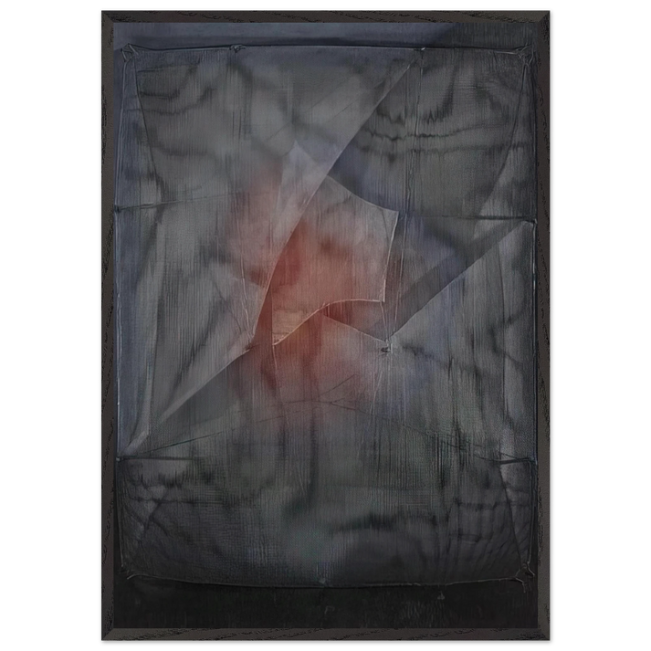 Espejo Sonambulo - 1989 - Manuel Rivera 70x100 cm / 28x40 inches Framed Art Print – Black Wooden Frame