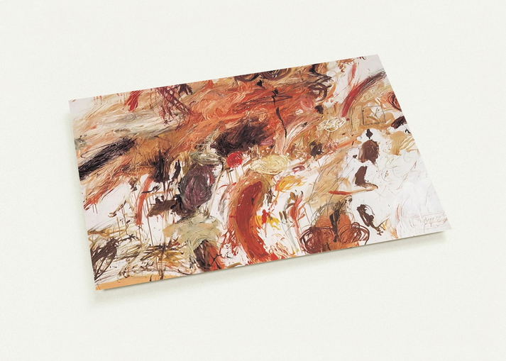 Ferragosto V By Cy Twombly Pack of 10 Post Cards | Cy Twombly Post Cards | A6 (10.5 x 14.8 cm) - 4.1 x 5.8 inches