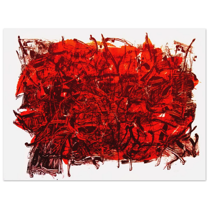 Jean-Paul Riopelle - Leaves III 75x100 cm / 30x40inches Fine Art Poster