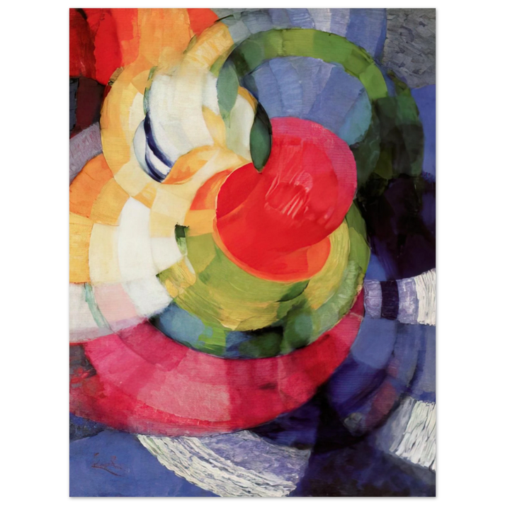 Frantisek Kupka - Disks of Newton, Study for Fugue in Two Colors 75x100 cm / 30x40inches Fine Art Poster