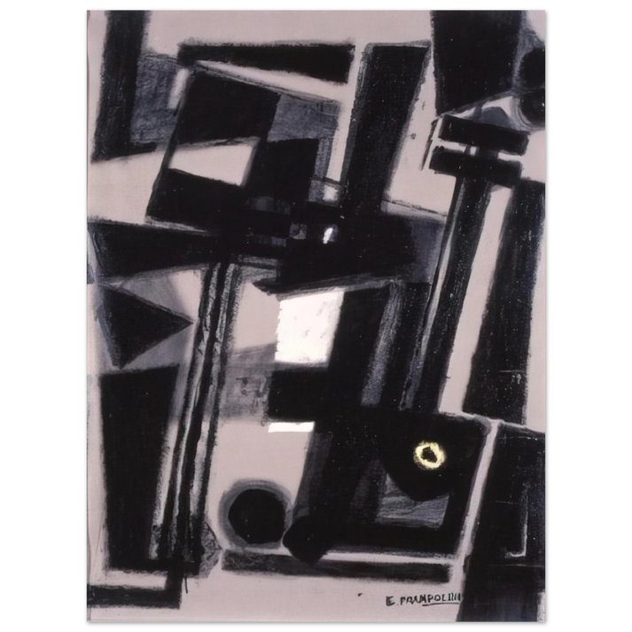 Enrico Prampolini - COMPOSITION 75x100 cm / 30x40inches Fine Art Poster