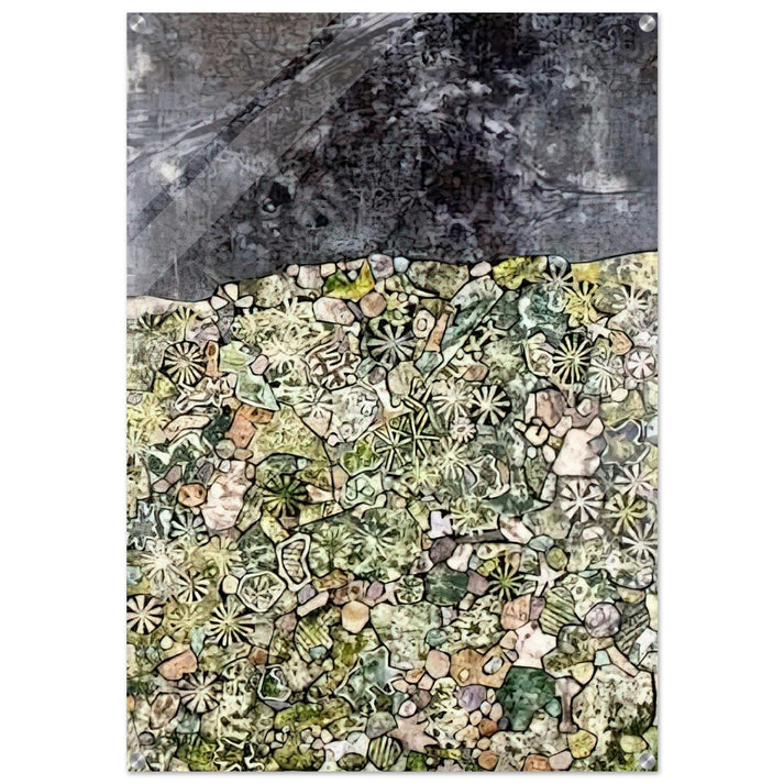 I LIVE IN A COUNTRY LAUGHING - Jean Dubuffet Acrylic Print - 70x100 cm / 28x40″ inches | Jean Dubuffet Wall Art | Jean Dubuffet Prints