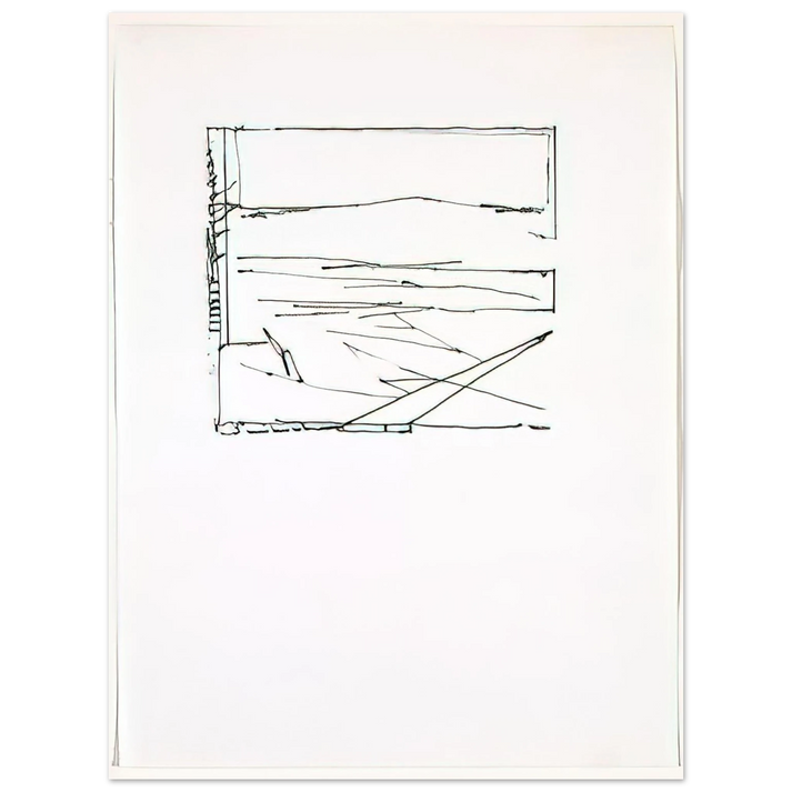 Brice Marden - Greece Summer - 1974 75x100 cm / 30x40inches Fine Art Poster