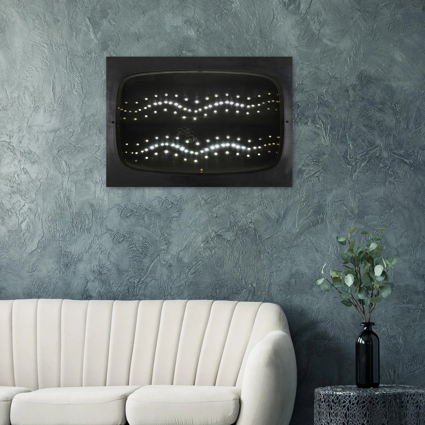 Televisor hidraulizado 1 - 1956 - Gyula Kosice Brushed Aluminum Print - 70x100 cm / 28x40 inches | Gyula Kosice Aluminum Print | Gyula Kosice Prints