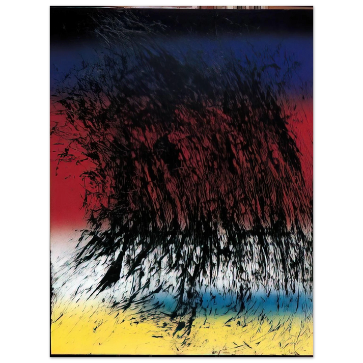 Hans Hartung - Untitled - 1982 75x100 cm / 30x40inches Fine Art Poster