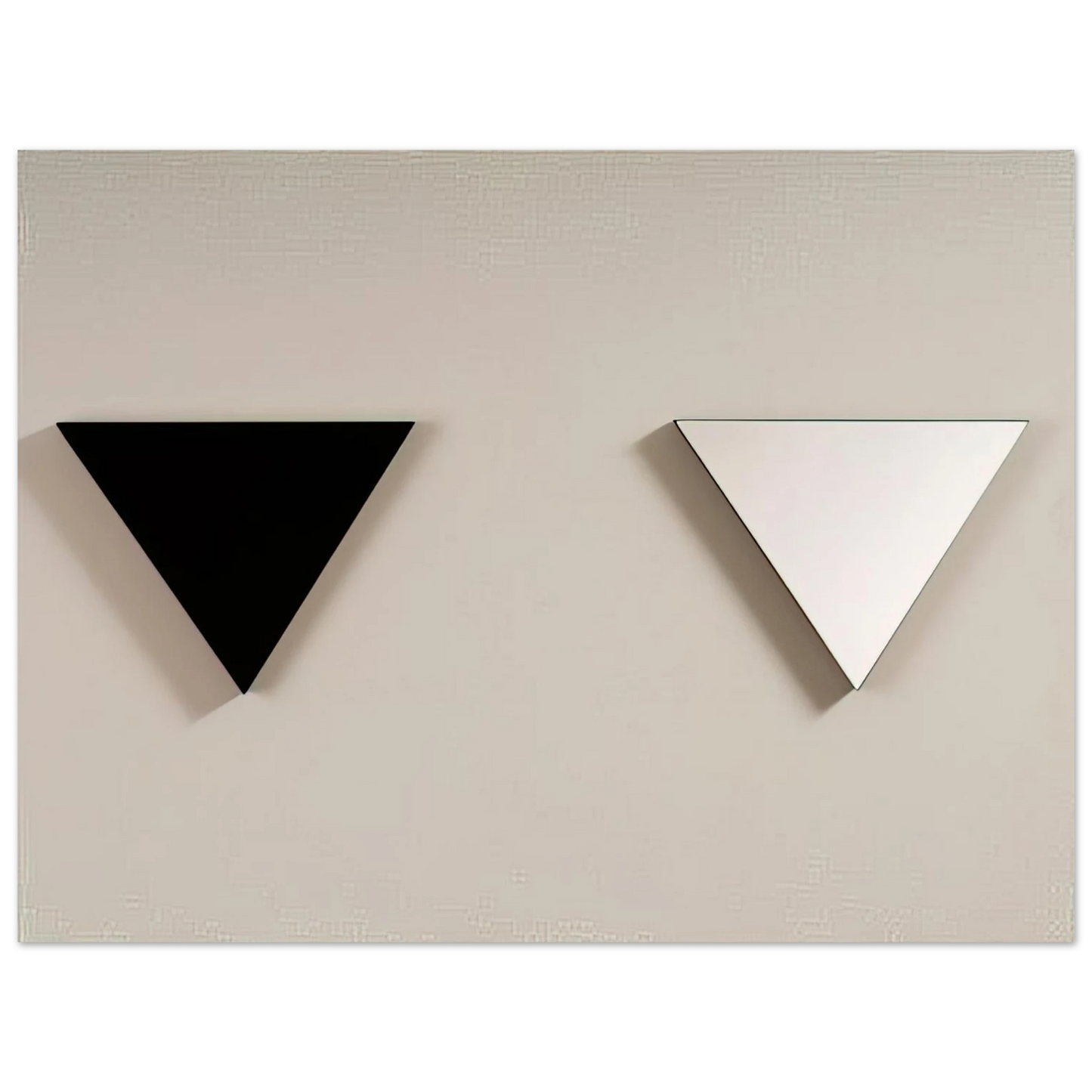 Blinky Palermo - MIRROR OBJECT 1973 75x100 cm / 30x40inches Fine Art Poster