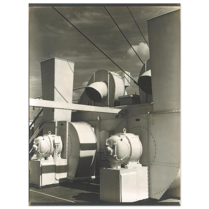 Charles Sheeler - Upper Deck - 1928 75x100 cm / 30x40inches Fine Art Poster
