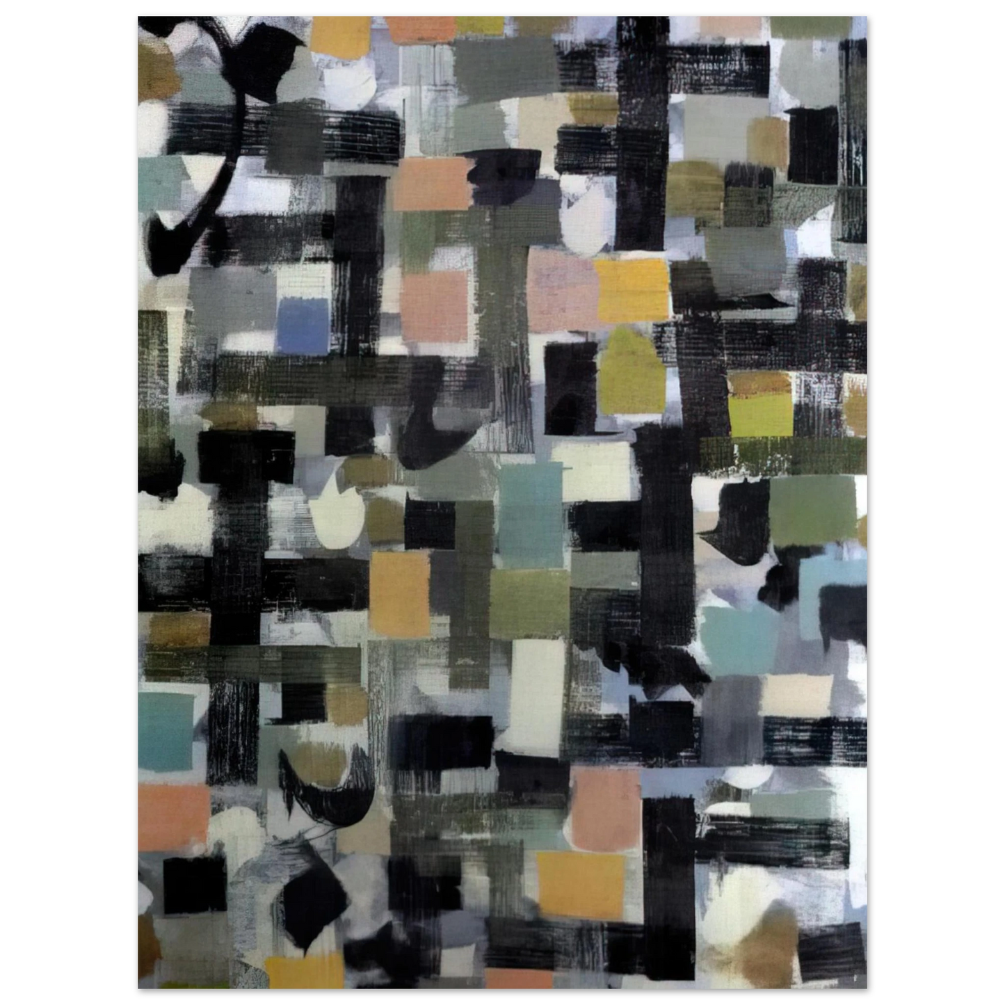 Bradley Walker Tomlin - Number 13 - 1952 75x100 cm / 30x40inches Fine Art Poster