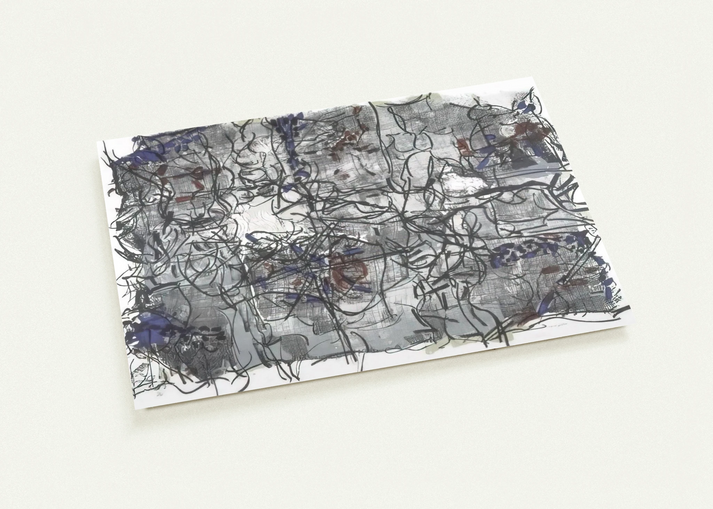 Jute IV By Jean-Paul Riopelle Pack of 10 Post Cards | Jean-Paul Riopelle Post Cards | A6 (10.5 x 14.8 cm) - 4.1 x 5.8 inches