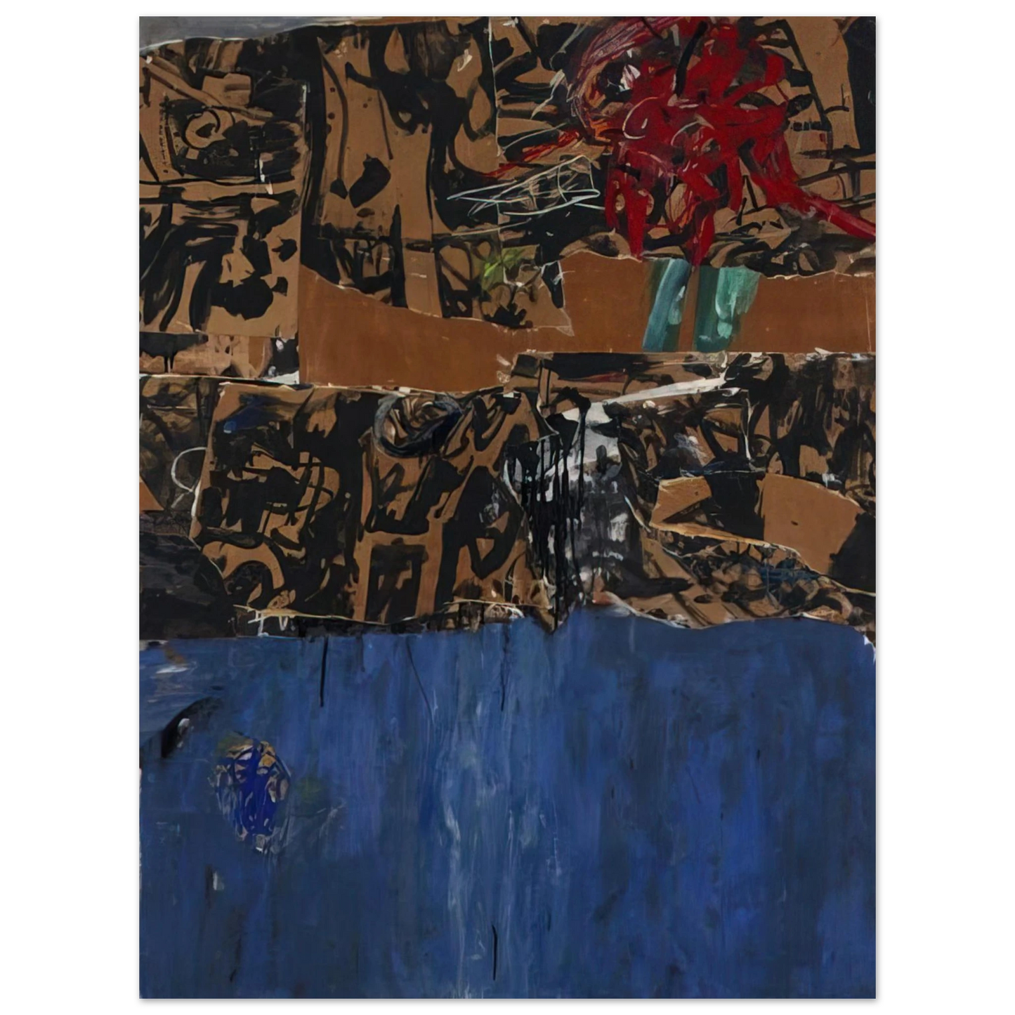 Allan Kaprow - Blue Blue Blue 75x100 cm / 30x40inches Fine Art Poster
