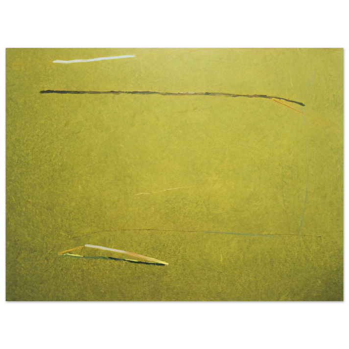 Ronnie Landfield - Green Mountain Man - 1975 75x100 cm / 30x40inches Fine Art Poster