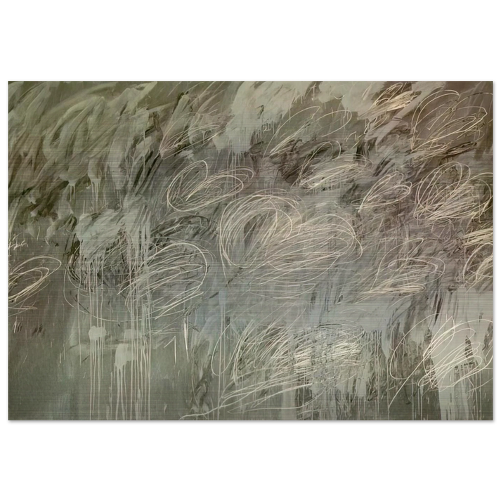 III Notes from Salalah, Note II - Cy Twombly Brushed Aluminum Print - 70x100 cm / 28x40 inches | Cy Twombly Aluminum Print | Cy Twombly Prints