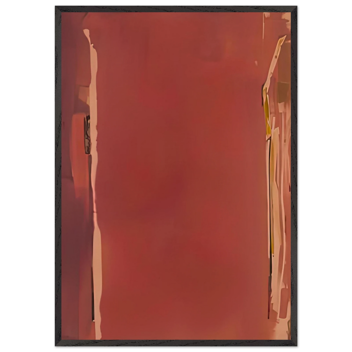 Sentry 1976- - Helen Frankenthaler 70x100 cm / 28x40 inches Framed Art Print – Black Wooden Frame