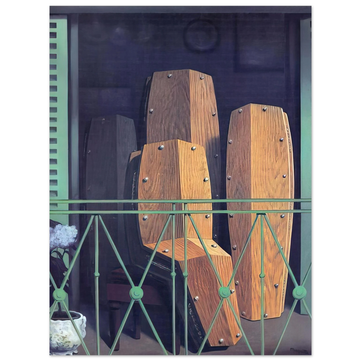 Rene Magritte - MANET S BALCONY 1950 75x100 cm / 30x40inches Fine Art Poster