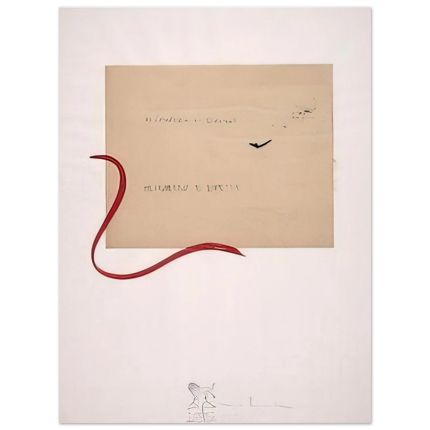 Alighiero Boetti - UNTITLED TUFFATORE 1986 75x100 cm / 30x40inches Fine Art Poster