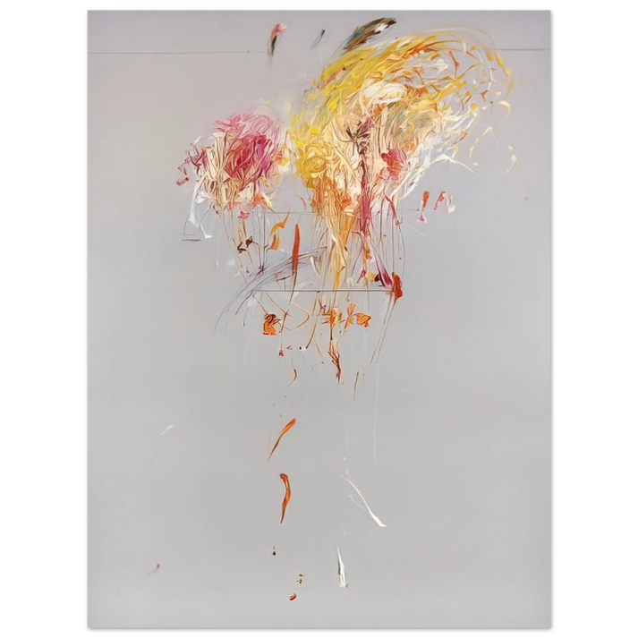 Cy Twombly - Nine Discourses on Commodus, Part IX 75x100 cm / 30x40inches Fine Art Poster