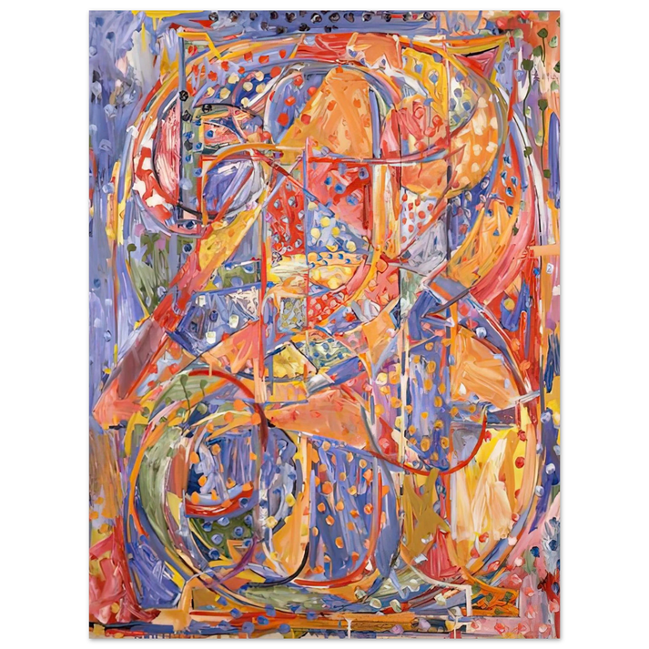 Jasper Johns - 0 THROUGH 9 75x100 cm / 30x40inches Fine Art Poster