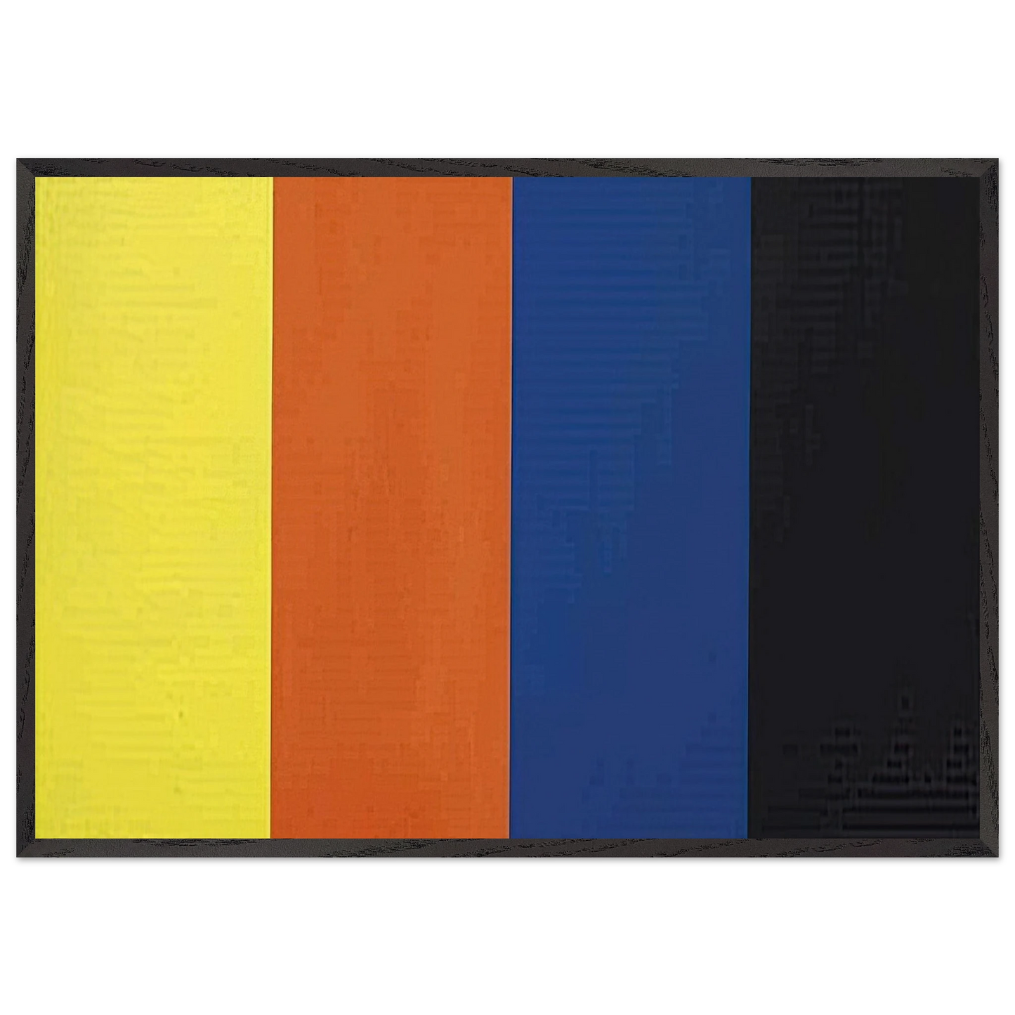 Untitled farbfeld - 1986 - Gunther Forg 70x100 cm / 28x40 inches Framed Art Print – Black Wooden Frame