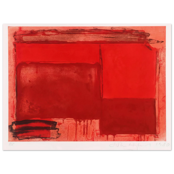 John Hoyland - Tembi - 1980 75x100 cm / 30x40inches Fine Art Poster