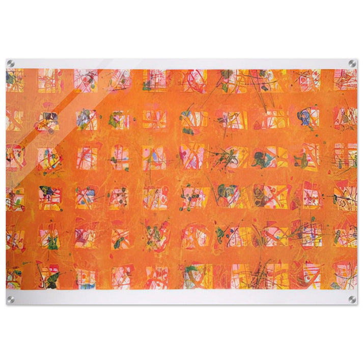Pioggia d'Oro Golden Rain - Sam Francis Acrylic Print - 70x100 cm / 28x40″ inches