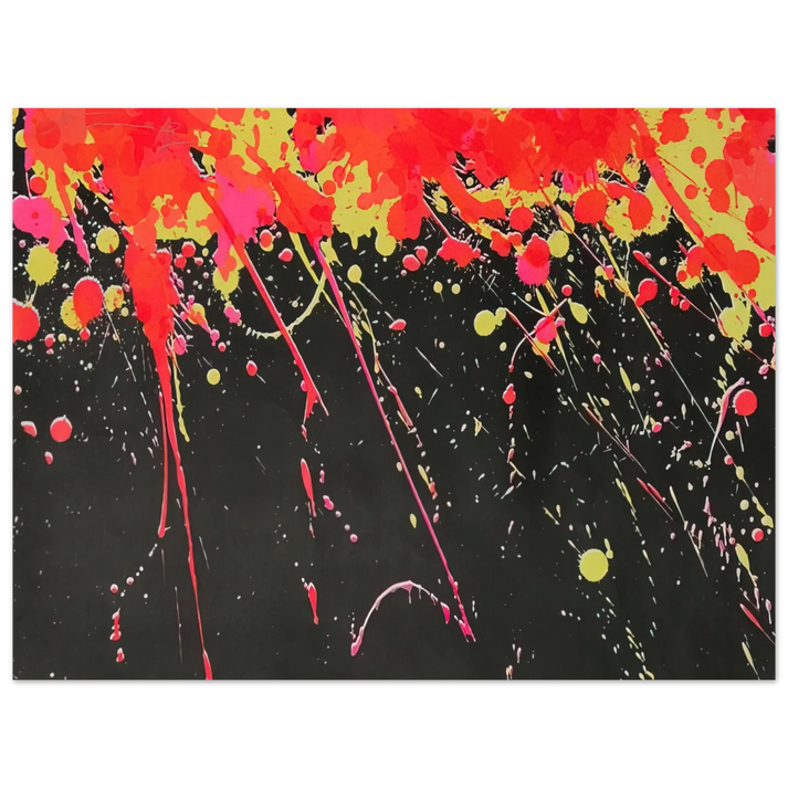 Walasse Ting - Fireworks - 1973 75x100 cm / 30x40inches Fine Art Poster