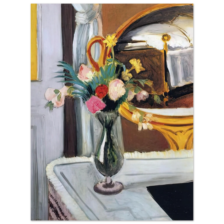 Henri Matisse - THE BED IN THE MIRROR 75x100 cm / 30x40inches Fine Art Poster