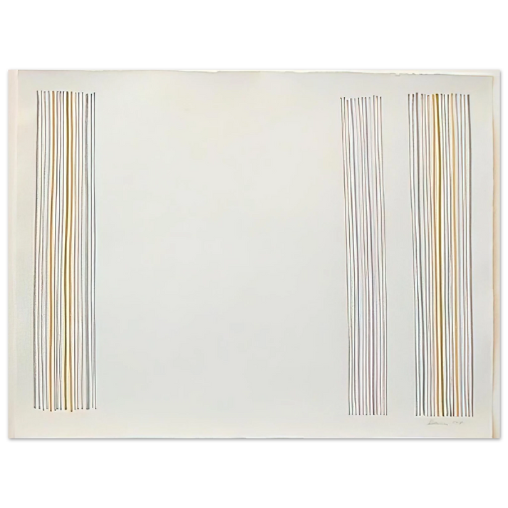 Gene Davis - Untitled - 1981 75x100 cm / 30x40inches Fine Art Poster