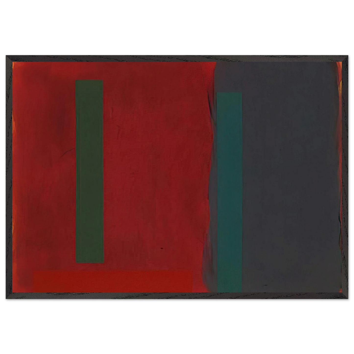 Paris Green - 1990 - Doug Ohlson 70x100 cm / 28x40 inches Framed Art Print – Black Wooden Frame